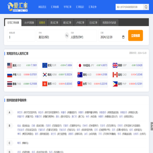 今日汇率查询_实时汇率换算_汇率走势 - 爱汇率
